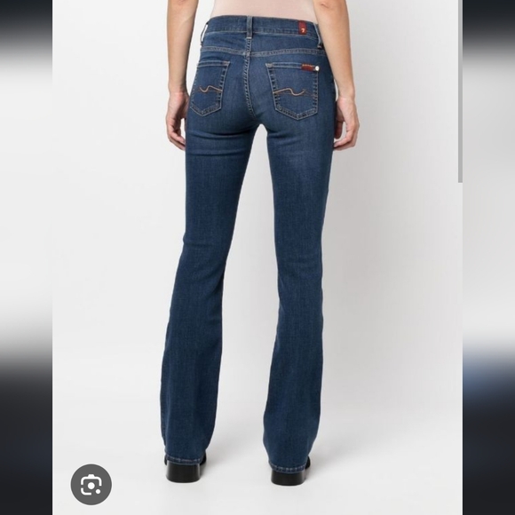 7 For All Mankind ROCKER Bootcut Jeans - Picture 6 of 7